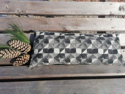 Foglie ruggine 60 x 26 tessuto misto cotone